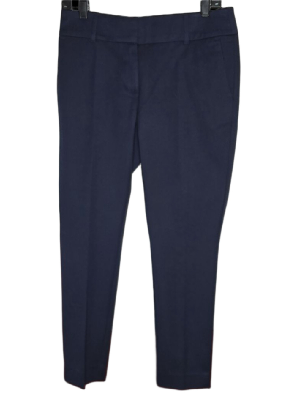 LOFT Curvy Skinny Ankle Pants Womens 4 Navy Blue Stretch Career NWT